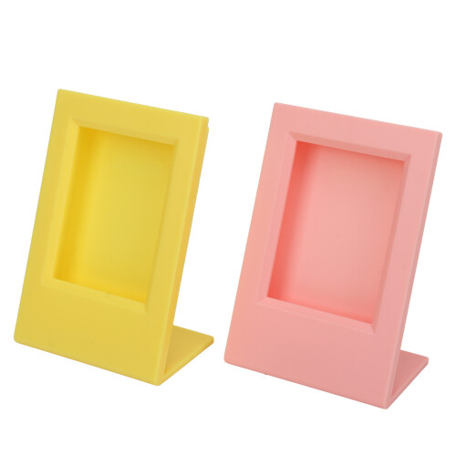 Πολύχρωμο φιλμ για Instax Mini9, μίνι κορνίζα φωτογραφιών από ακρυλικό, 3 ιντσών σε 1