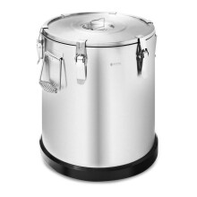 Conteneur isotherme - HELLOSHOP26 - RC-TFT36 - 36 l - Acier inoxydable - Double paroi isolante