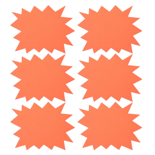 150Pièces Marque-Prix En Papier Orange Neon Pour 2
