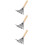 3Pcs Beach Clam Rake Black Steel Wood Handle Net Design Digging Tool 3
