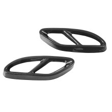 2 Stück Edelstahl-Auspuff-Endrohrrahmenverkleidung für W213 W205 GLC X253