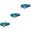 3Pcs Nylon Pet Collar Protector in Dark Green 5