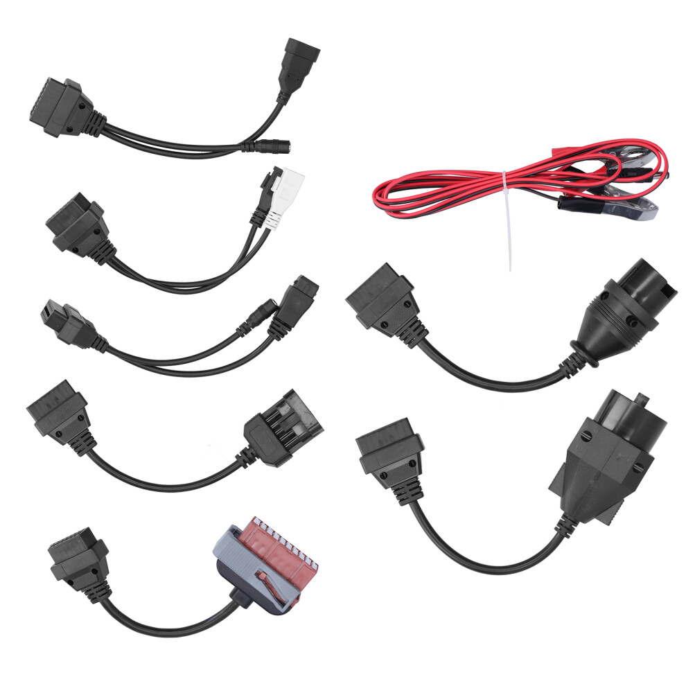 8Pcs Car Obd Diagnostic Cables Full Set Power Line Kit For Psa Fiat Opel 4671391518342