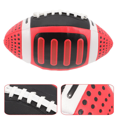 2Pcs Multi Kids Rugby Balls Elastic Toy for Fun and Training 2