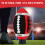 2Pcs Multi Kids Rugby Balls Elastic Toy for Fun and Training 6