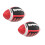 2Pcs Multi Kids Rugby Balls Elastic Toy for Fun and Training 10