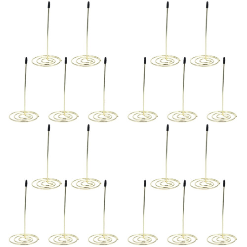 4 Pcs Note Folder Receipt Holder Spike Desktop Stand Office 2
