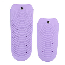 Safe Button Silicone Mat For Hair Tools, Heat Resistant And Non-toxic, Foldable Design For Easy Storage