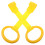 2Pcs Infant Pull Rings Yellow Plastic Crib Hand Pull Ring Set 7