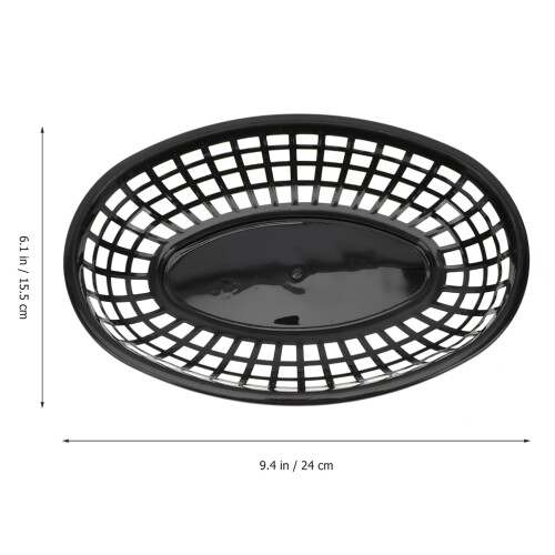 40Pcs Premium Black Bread Tray Snack Holder Catering Container 1