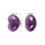 Heart Shape Purple Amethyst Crystal Stone Calming Home Decor 2