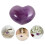 Heart Shape Purple Amethyst Crystal Stone Calming Home Decor 8