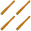 4Pcs Stainless Steel Drink Muddler Golden Ergonomic Bar Tool Set 6
