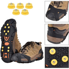 Ice Cleats for Shoes and Boots with 10 Steel-Rubber Spikes