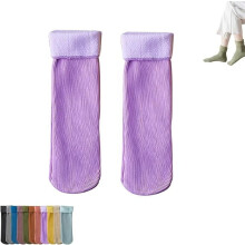 Luviess Cozy Socks, Fleececozy ultra mäkké zamatové tenké termálne ponožky pre ženy, mužov, seniorov, termálne fleececozy ponožky na zimu