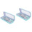2Sets Compacte Meetlat En Passer Kit Voor School En Wiskunde 3