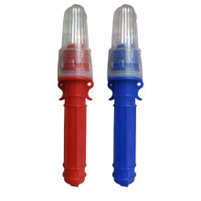 Bastone luminoso da pesca - Luce lampeggiante monocolore e bicolore per la pesca notturna, boa di segnalazione in PVC ad alta visibilità da 20 cm (8