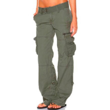 Pantaloni cargo da donna – Vita elasticizzata, vita alta, tasche profonde, coulisse, ideali per viaggi, campeggio e lavoro – Grigio, taglia 4XL