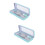 2Sets Compacte Meetlat En Passer Kit Voor School En Wiskunde 6