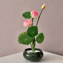 Kunstmatige lotusbloem - Nepwaterlelie voor huisdecoratie (kleurrijk)