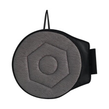 Cuscino per sedile auto girevole a 360 gradi, portatile, traspirante, ideale come regalo, disco girevole per sedia, per anziani, viaggi e casa,