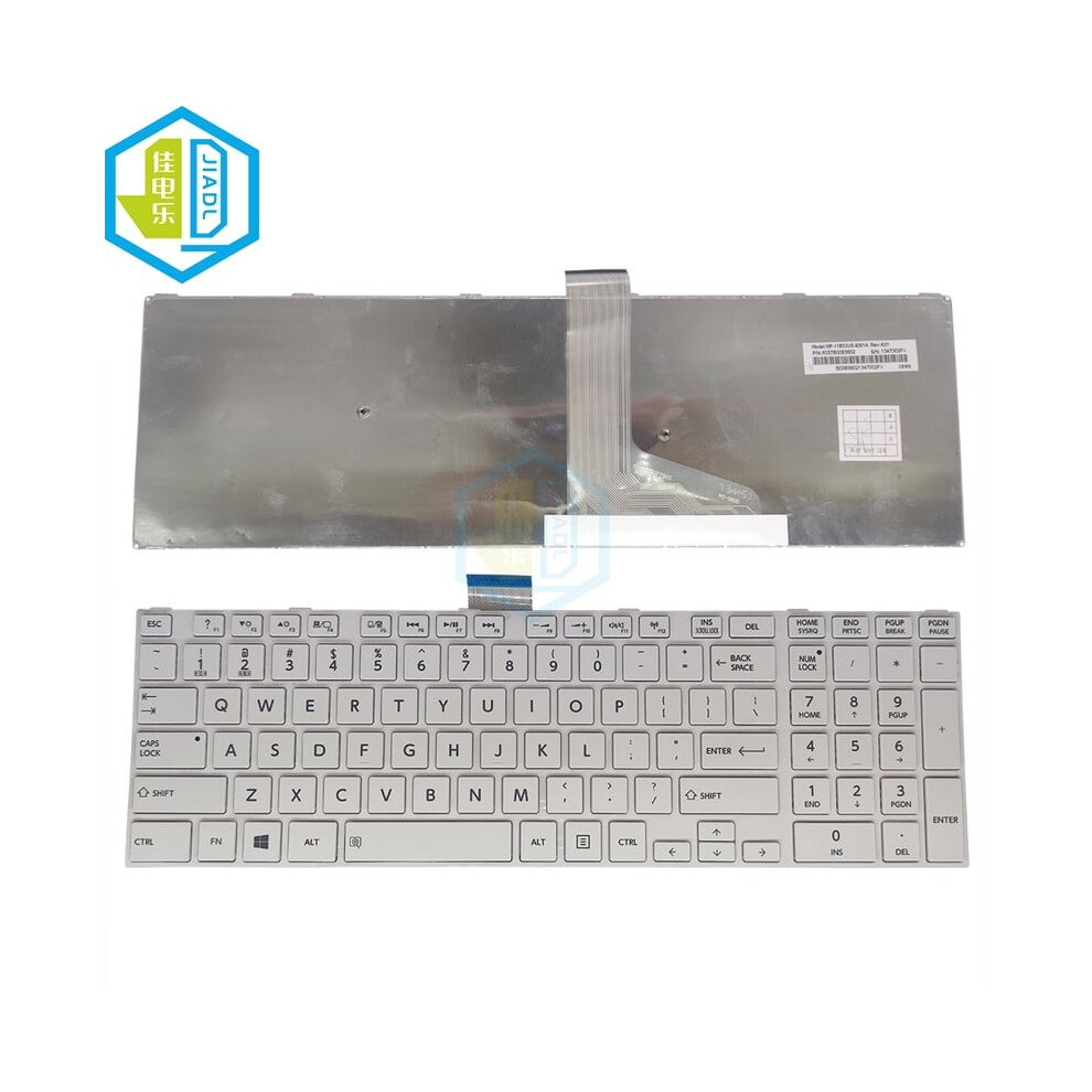 Us Kr Keyboard For Toshiba Satellite S50/L70/L50/L55 White 9065194873060