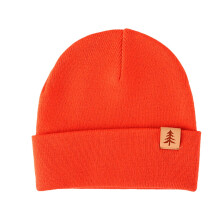 Kleinkindmütze für Jungen, Mädchen, Babys und Kinder, warme Strickmütze für den Winter, orange