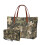 Damenhandtasche mit Camouflage-Waldmuster und passender Geldbörse 1