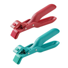 Pinzas de silicona para sartenes y tazones antiescaldaduras (paquete de 2)