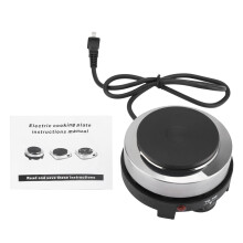 Plită compactă pentru bucătărie, mini aragaz electric pentru mese rapide, arzător portabil de blat de 500W, aparat de gătit multifuncțional,