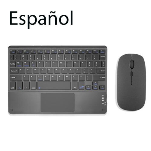 TrackPad Bluetooth Keyboard With Mouse For IOS Android Windows Wireless Keyboard For Tablet Phone Accessories For compatible with iPad Keyboard