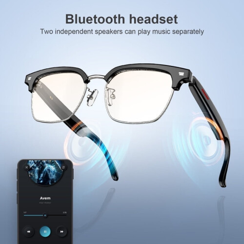 Open-ear Bluetooth Smart Zonnebril Zwart