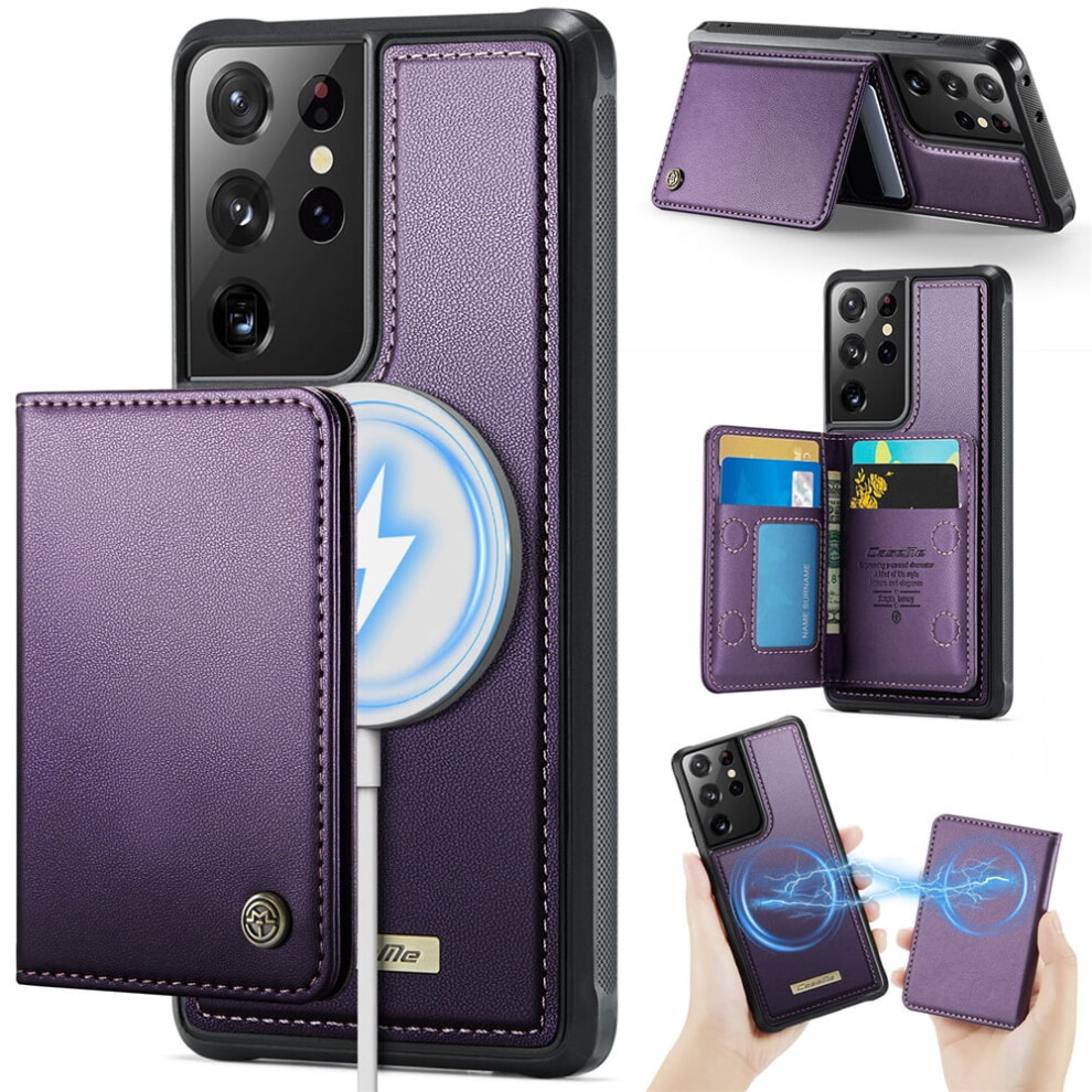 Rfid-Blocking Pu Leather Case For Samsung Galaxy S21 Ultra 9065194874821