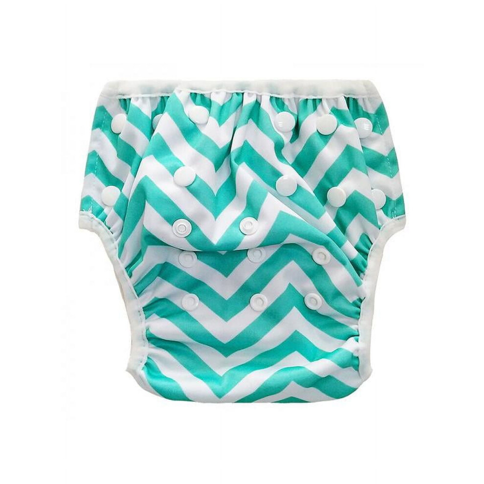 Reusable absorbent swim diaper for babies and toddlers