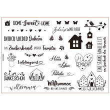 German rub-on sticker for ceramic mug glassware furniture