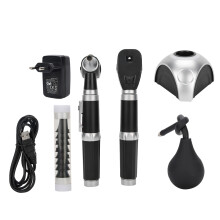 Ear Health Monitoring Tool, Fiber Optic Digital Light & Detailed Diagnostics, Complete ENT Diagnostic Kit, Rechargeable & Durable ABS,