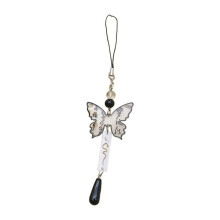 Creative Phone Strap Chinese Calligraphy Butterfly Flowing Fringe Phone Charm