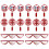 Wedding Decoration Tassel Pendant Red Blessing Character 1