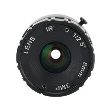 Sicherheitsobjektiv 8mm 3MP HD
