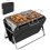 Outsunny Outsunny Folding Charcoal BBQ Grill, Portable with Tilting Grate Black 2