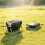 Outsunny Outsunny Folding Charcoal BBQ Grill, Portable with Tilting Grate Black 3