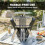 Outsunny Outsunny Folding Charcoal BBQ Grill, Portable with Tilting Grate Black 8