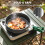 Outsunny Outsunny Camping Cookware Set, 8-Piece Ultralight Camping Cooking Kit Grey 3