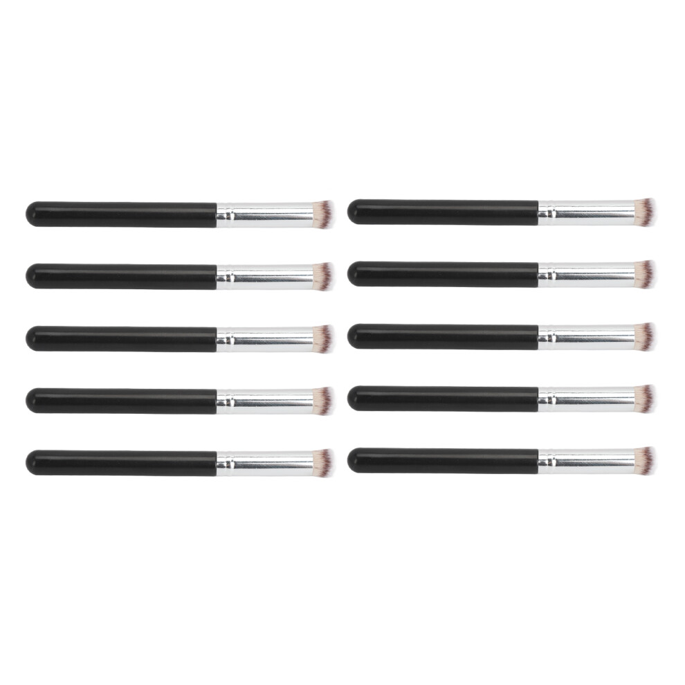 10Pcs Soft Fiber Concealer Makeup Brushes for Face & Eyes