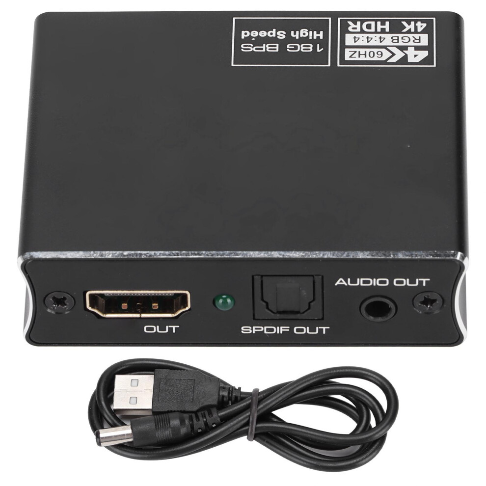 Hdmi Audio Extractor For Seamless Plug And Play Experience, Ultra-Hd4kx2k Support With Optical Output & Hdcp Compliant Arc Function 9175034906596
