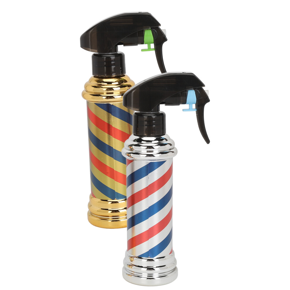 2pcs ABS Reusable Hair Sprayer Bottle 250ml Fine Mist Adjustable Volume