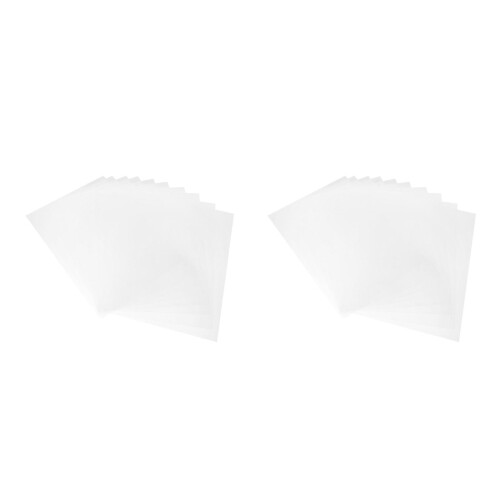 20Pièces PVC Claires Pour Couvertures Supports Éducatifs