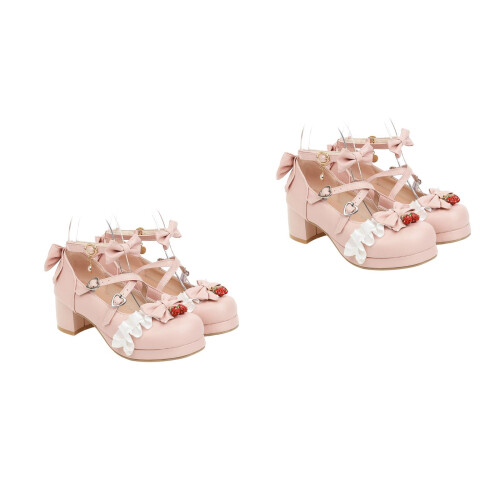 2Paren Paar Modieuze Roze Dames, Strik , Ademend