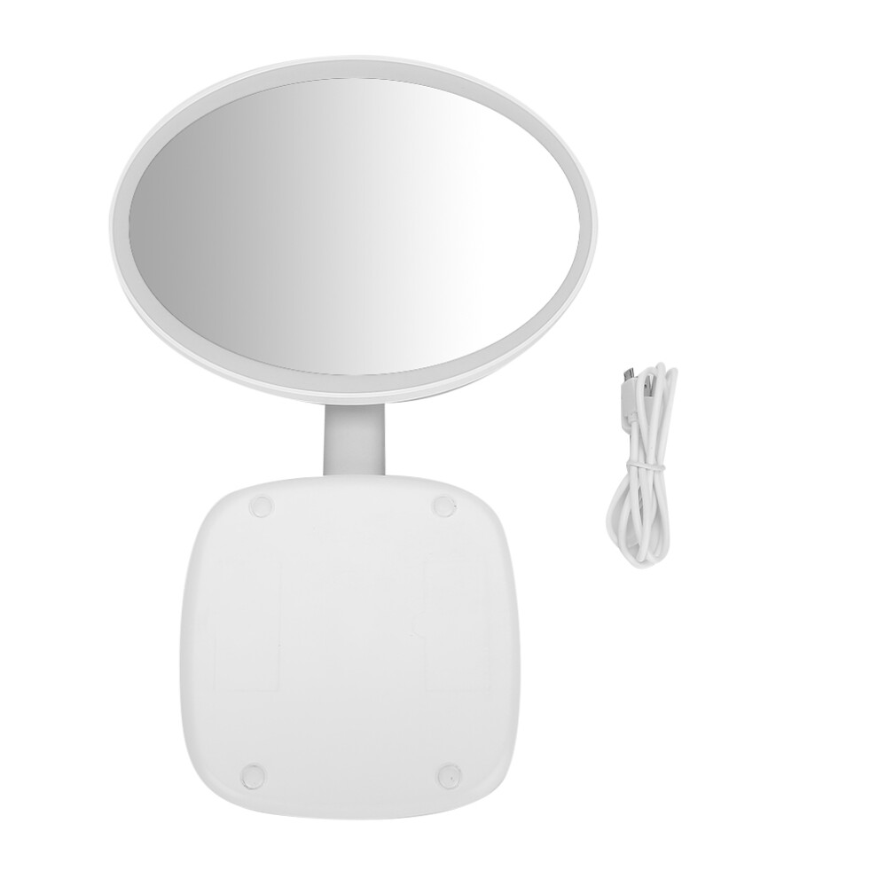 Ergonomic Handle Lighted Mirror, Touch Switch Mirror With Safe Charging And Stepless Dimming For Salon And Home Use (Portable)
