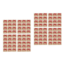 100Stk Festliche Kraftpapier Umschläge Mit Schleife Hochzeit Hellbraun